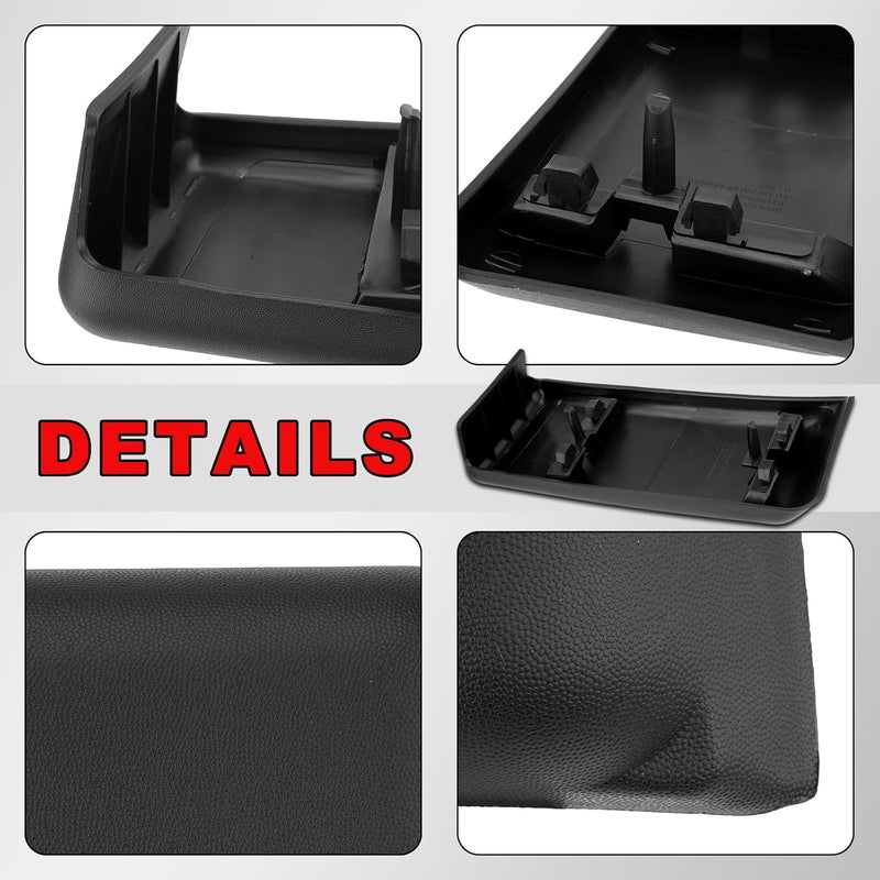 AUTOBABA 2Pcs F150 Front Bumper Repair Guards Pads Cover Insert Cap Compatible with Ford F-150 2009-2014, Lincoln Mark LT 2010-2014 Replace# 9L3Z17E810B for Left & Right Side (Matte Black) - Image 5